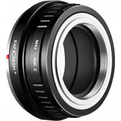 K&F Concept Adapter do NIKON Z Z5 Z6 Z7 Z50 NIKON-Z na M42 / KF06.375, Objektivadapter, Schwarz K&F Concept Adapter do NIKON Z Z5 Z6 Z7 Z50 NIKON-Z na M42 / KF06.375, Objektivadapter, Schwarz