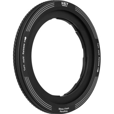 H&Y SWIFT REVORING 58-77mm Adapter magnetisch (Objektivfilter Adapter, 77 mm), Objektivfilter Zubehör, Schwarz H&Y SWIFT REVORING 58-77mm Adapter magnetisch (Objektivfilter Adapter, 77 mm), Objektivfilter Zubehör, Schwarz