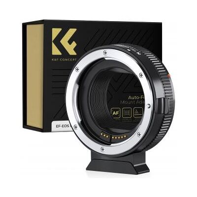 K&F Concept Bajonettadapter - Canon EF / Canon RF, Objektivadapter, Schwarz K&F Concept Bajonettadapter - Canon EF / Canon RF, Objektivadapter, Schwarz