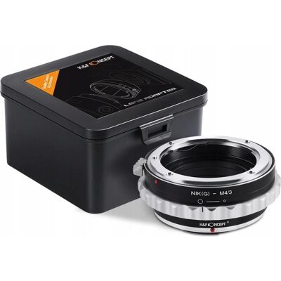K&F Concept Kf Adapter Do Olympus / Panasonic Micro 4/3 M4/3 Na Nikon G F Ai Ai-s D Af Af-s / Kf06.077, Objektivadapter, Schwarz K&F Concept Kf Adapter Do Olympus / Panasonic Micro 4/3 M4/3 Na Nikon G F Ai Ai-s D Af Af-s / Kf06.077, Objektivadapter, Schwarz