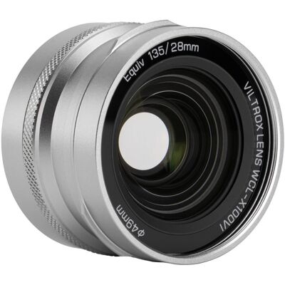 Viltrox WCL X100VI Wide angle Conversion Lens for Fuji X100VI Silver (Weitwinkelkonverter), Objektivkonverter, Silber Viltrox WCL X100VI Wide angle Conversion Lens for Fuji X100VI Silver (Weitwinkelkonverter), Objektivkonverter, Silber