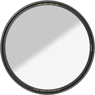 B&W 701 Grauverlaufs-Filter 50%, MRC/Basic 62mm (62 mm, ND- / Graufilter), Objektivfilter, Grau B&W 701 Grauverlaufs-Filter 50%, MRC/Basic 62mm (62 mm, ND- / Graufilter), Objektivfilter, Grau