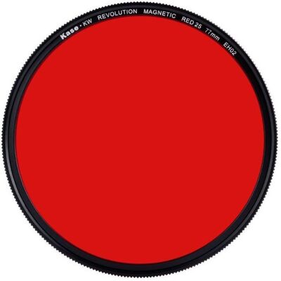 Kase Revolution Black & White Red 25 Filter 77mm, Objektivfilter, Weiss, Schwarz Kase Revolution Black & White Red 25 Filter 77mm, Objektivfilter, Weiss, Schwarz