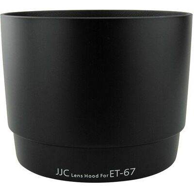 JJC lens hood Canon Et-67 lens hood, Objektivdeckel, Schwarz JJC lens hood Canon Et-67 lens hood, Objektivdeckel, Schwarz