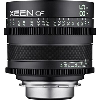 Samyang CF Cinema 85mm T1,5 Sony E Vollformat (Sony E, Vollformat), Objektiv, Schwarz Samyang CF Cinema 85mm T1,5 Sony E Vollformat (Sony E, Vollformat), Objektiv, Schwarz