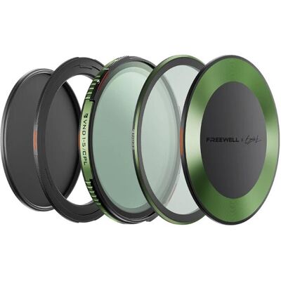Freewell Variables ND-/CPL-Filter-Set Brandon Li 77 mm (77 mm, ND- / Graufilter, Polarisationsfilter), Objektivfilter, Transparent, Grau Freewell Variables ND-/CPL-Filter-Set Brandon Li 77 mm (77 mm, ND- / Graufilter, Polarisationsfilter), Objektivfilter, Transparent, Grau