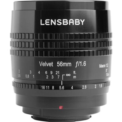 Lensbaby Velvet 56 (Sony E, APS-C / DX), Objektiv, Schwarz Lensbaby Velvet 56 (Sony E, APS-C / DX), Objektiv, Schwarz