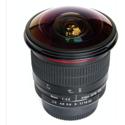 Meike MK 8mm F3.5 Nikon 1 mount (Nikon 1, APS-C / DX), Objektiv, Schwarz Meike MK 8mm F3.5 Nikon 1 mount (Nikon 1, APS-C / DX), Objektiv, Schwarz