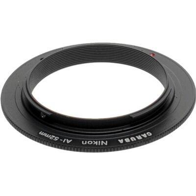 Caruba Reverse Ring Nikon AI 52mm (Objektivfilter Adapter), Objektivfilter Zubehör, Schwarz Caruba Reverse Ring Nikon AI 52mm (Objektivfilter Adapter), Objektivfilter Zubehör, Schwarz