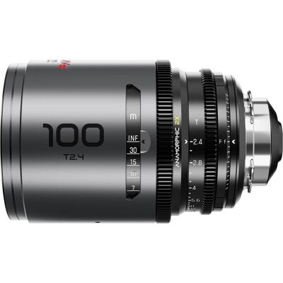 Dzofilm Pavo 2x Anamorphic 100mm T2.4 for PL/EF Mount (S35) metric - Neutral Coating (Canon EF, L-Mount), Objektiv, Grau, Schwarz Dzofilm Pavo 2x Anamorphic 100mm T2.4 for PL/EF Mount (S35) metric - Neutral Coating (Canon EF, L-Mount), Objektiv, Grau, Schwarz