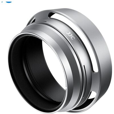 JJC LH JXHALF Silver Lens Hood for Fuji X Half Camera, Gegenlichtblende, Silber JJC LH JXHALF Silver Lens Hood for Fuji X Half Camera, Gegenlichtblende, Silber
