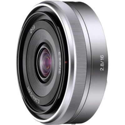 E 16mm f/2.8 (Sony E, APS-C / DX), Objektiv, Silber E 16mm f/2.8 (Sony E, APS-C / DX), Objektiv, Silber