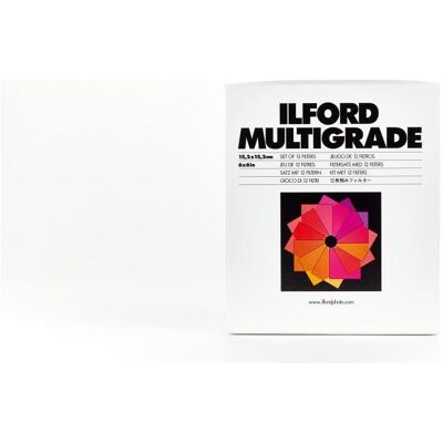 Ilford Multigrade-Set mit 12 Filtern, 15,2 × 15,2 cm (Farbfilter), Objektivfilter, Mehrfarbig Ilford Multigrade-Set mit 12 Filtern, 15,2 × 15,2 cm (Farbfilter), Objektivfilter, Mehrfarbig