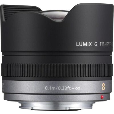 Panasonic 8mm f/3.5 Fisheye (Micro Four Thirds, Micro Four Thirds), Objektiv, Schwarz Panasonic 8mm f/3.5 Fisheye (Micro Four Thirds, Micro Four Thirds), Objektiv, Schwarz