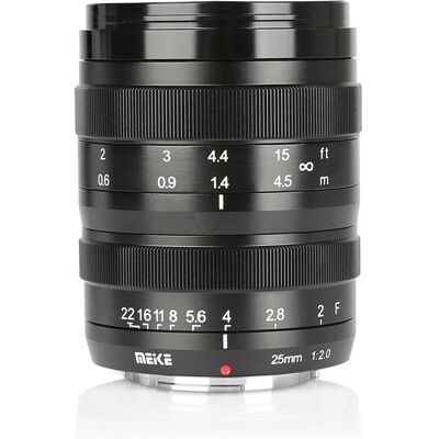 Meike 25mm F2.0 Sony E-Mount Objektiv - Kompakt & Scharf Meike 25mm F2.0 Sony E-Mount Objektiv - Kompakt & Scharf