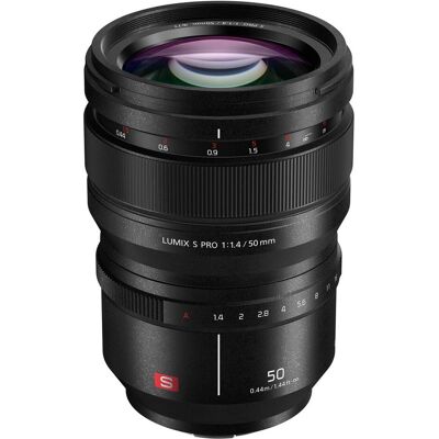 Panasonic Lumix S Pro 50mm f/1.4 (Leica L, Vollformat), Objektiv, Schwarz Panasonic Lumix S Pro 50mm f/1.4 (Leica L, Vollformat), Objektiv, Schwarz