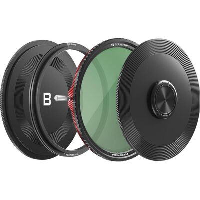 Freewell Magnetic filter V2 Series VND/CPL 3-7 Stops (82 mm, ND- / Graufilter, Polarisationsfilter), Objektivfilter, Schwarz Freewell Magnetic filter V2 Series VND/CPL 3-7 Stops (82 mm, ND- / Graufilter, Polarisationsfilter), Objektivfilter, Schwarz