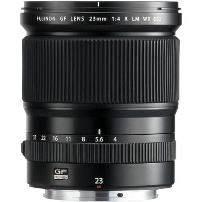Fujifilm Fujinon GF 23mm f/4 R LM WR (Fujinon GF, Mittelformat), Objektiv, Schwarz Fujifilm Fujinon GF 23mm f/4 R LM WR (Fujinon GF, Mittelformat), Objektiv, Schwarz