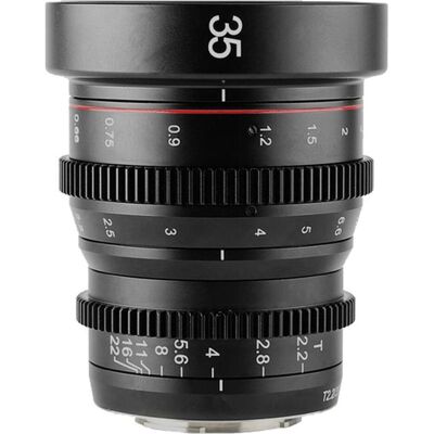 Meike MK 35mm T2.2 Canon RF Mount (Canon RF, Vollformat), Objektiv, Schwarz Meike MK 35mm T2.2 Canon RF Mount (Canon RF, Vollformat), Objektiv, Schwarz