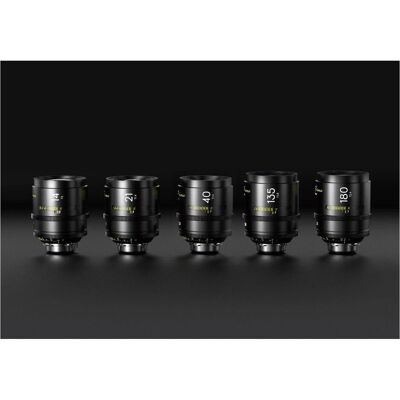Dzofilm Arles 5-Lens Kit 14/21/40/135/180mm FF/VV Prime Cine Lens for PL (metric) (PL, Vollformat), Objektiv, Schwarz Dzofilm Arles 5-Lens Kit 14/21/40/135/180mm FF/VV Prime Cine Lens for PL (metric) (PL, Vollformat), Objektiv, Schwarz