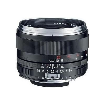 Zeiss Carl F/1.4 Planar T*, Objektiv, Schwarz Zeiss Carl F/1.4 Planar T*, Objektiv, Schwarz