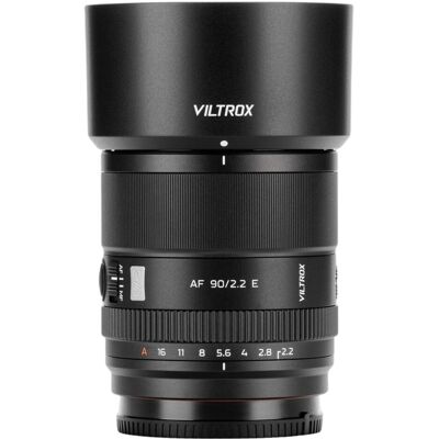 Viltrox AF 90/2.2 EVO E Lens For Sony E-mount (APS-C) (Sony E, APS-C / DX), Objektiv, Schwarz Viltrox AF 90/2.2 EVO E Lens For Sony E-mount (APS-C) (Sony E, APS-C / DX), Objektiv, Schwarz