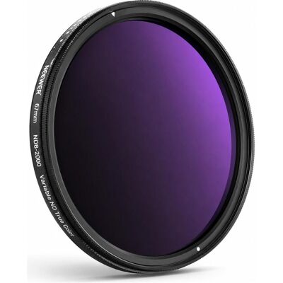 Neewer True Colors Variable ND Filter ND8-2000 with Hard Stop 67 mm (67 mm, ND- / Graufilter), Objektivfilter, Grau Neewer True Colors Variable ND Filter ND8-2000 with Hard Stop 67 mm (67 mm, ND- / Graufilter), Objektivfilter, Grau