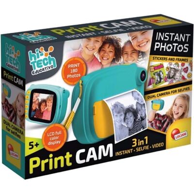 Lisciani Print Cam Hi-Tech, Sofortbildkamera, Grün, Gelb Lisciani Print Cam Hi-Tech, Sofortbildkamera, Grün, Gelb