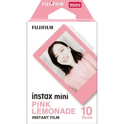 Fujifilm Instax Mini Film Pink Lemonade Single Pack, Sofortbildfilm, Rosa Fujifilm Instax Mini Film Pink Lemonade Single Pack, Sofortbildfilm, Rosa