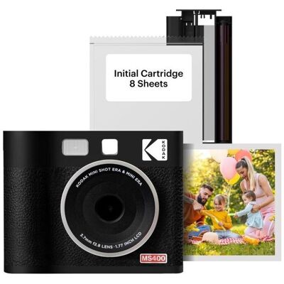 Kodak Cam Mini Shot 4 ERA Black 4x4, Analogkamera, Schwarz Kodak Cam Mini Shot 4 ERA Black 4x4, Analogkamera, Schwarz