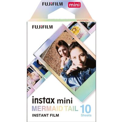Fujifilm Instax Mini Film Mermaid Tail Single Pack, Sofortbildfilm, Mehrfarbig Fujifilm Instax Mini Film Mermaid Tail Single Pack, Sofortbildfilm, Mehrfarbig