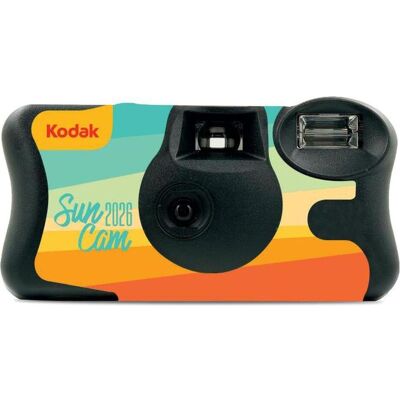 Kodak Sun Cam Fun Saver Flash Summer 27+12 (Farbfilm), Einwegkamera, Mehrfarbig, Schwarz Kodak Sun Cam Fun Saver Flash Summer 27+12 (Farbfilm), Einwegkamera, Mehrfarbig, Schwarz