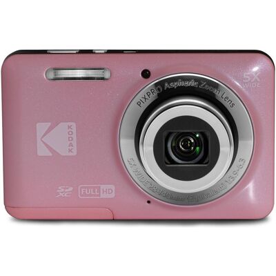 Kodak PixPro FZ55 (28 - 140 mm, 16 Mpx), Kamera, Rosa Kodak PixPro FZ55 (28 - 140 mm, 16 Mpx), Kamera, Rosa