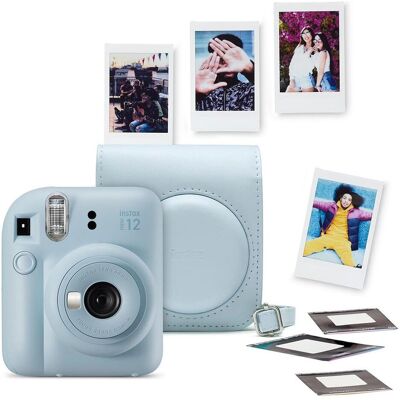 Fujifilm Instax Mini 12 Bundle, Sofortbildkamera, Blau Fujifilm Instax Mini 12 Bundle, Sofortbildkamera, Blau