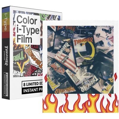Polaroid Color Film i-Type - Thrasher Edition, Sofortbildfilm, Mehrfarbig Polaroid Color Film i-Type - Thrasher Edition, Sofortbildfilm, Mehrfarbig