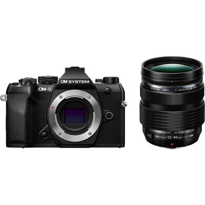OM System OM-5 Mark II Black 12-40mm (12 - 40 mm, 21.80 Mpx, Micro Four Thirds), Kamera, Schwarz OM System OM-5 Mark II Black 12-40mm (12 - 40 mm, 21.80 Mpx, Micro Four Thirds), Kamera, Schwarz