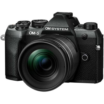 OM System OM-5 Mark II M.Zuiko Digital ED 12-45mm F4.0 Pro (12 - 45 mm, 20.40 Mpx, 4/3), Kamera, Schwarz OM System OM-5 Mark II M.Zuiko Digital ED 12-45mm F4.0 Pro (12 - 45 mm, 20.40 Mpx, 4/3), Kamera, Schwarz