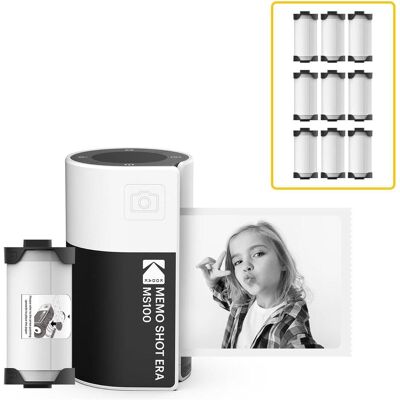 Kodak Sofortbildkamera Memo Shot MS100 White Bundle, Sofortbildkamera, Weiss Kodak Sofortbildkamera Memo Shot MS100 White Bundle, Sofortbildkamera, Weiss