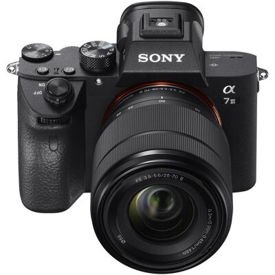 Sony Alpha 7 III Kit II (28 - 70 mm, 24.20 Mpx, Vollformat), Kamera, Schwarz Sony Alpha 7 III Kit II (28 - 70 mm, 24.20 Mpx, Vollformat), Kamera, Schwarz