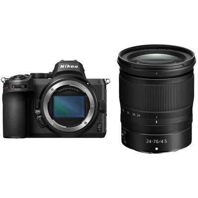 Nikon Z5 Kit (24 - 70 mm, 24.30 Mpx, Vollformat), Kamera, Schwarz Nikon Z5 Kit (24 - 70 mm, 24.30 Mpx, Vollformat), Kamera, Schwarz