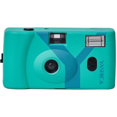 Yashica MF-1 Snapshot Art Camera Y Edition Turquoise with 1 Film 400/24, Analogkamera, Türkis Yashica MF-1 Snapshot Art Camera Y Edition Turquoise with 1 Film 400/24, Analogkamera, Türkis