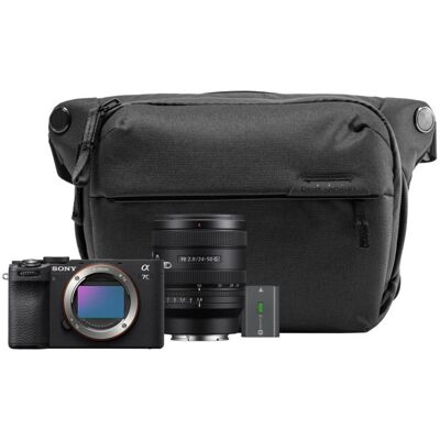 Sony A7C II Black Travel Kit (24 - 50 mm, 33 Mpx, Vollformat), Kamera, Schwarz Sony A7C II Black Travel Kit (24 - 50 mm, 33 Mpx, Vollformat), Kamera, Schwarz