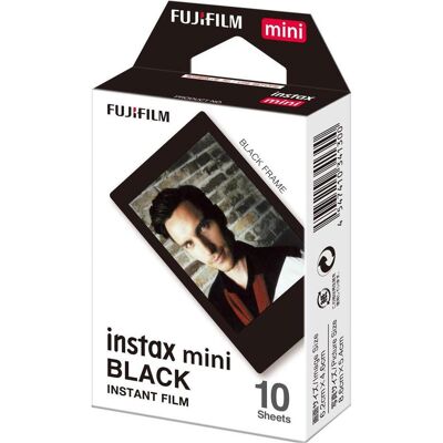 Fujifilm Instax Mini Black Frame Single Pack, Sofortbildfilm, Schwarz Fujifilm Instax Mini Black Frame Single Pack, Sofortbildfilm, Schwarz