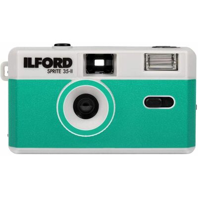 Ilford Sprite 35-II Kamera green + silver, Analogkamera, Grün, Silber Ilford Sprite 35-II Kamera green + silver, Analogkamera, Grün, Silber