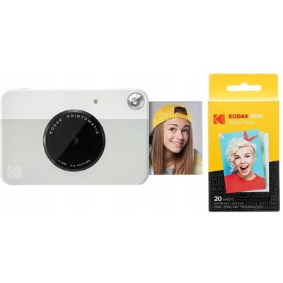 Kodak Aparat cyfrowy Printomatic szary, Sofortbildkamera, Grau Kodak Aparat cyfrowy Printomatic szary, Sofortbildkamera, Grau