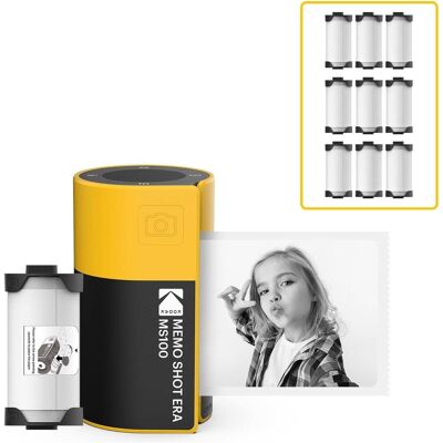 Kodak Sofortbildkamera Memo Shot MS100 Gelb Bundle, Sofortbildkamera, Gelb Kodak Sofortbildkamera Memo Shot MS100 Gelb Bundle, Sofortbildkamera, Gelb