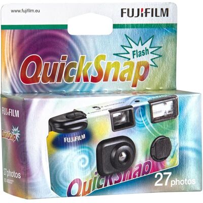 Fujifilm QuickSnap Flash (Farbfilm), Einwegkamera, Mehrfarbig, Schwarz Fujifilm QuickSnap Flash (Farbfilm), Einwegkamera, Mehrfarbig, Schwarz