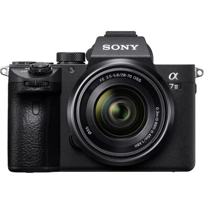 Sony Alpha 7 III Kit (28 - 70 mm, 24.20 Mpx, Vollformat), Kamera, Schwarz Sony Alpha 7 III Kit (28 - 70 mm, 24.20 Mpx, Vollformat), Kamera, Schwarz