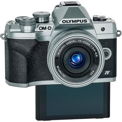 Olympus OM-D E-M10 Mark IV (14 - 42 mm, 20 Mpx, Micro Four Thirds), Kamera, Silber Olympus OM-D E-M10 Mark IV (14 - 42 mm, 20 Mpx, Micro Four Thirds), Kamera, Silber