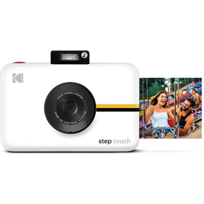 Kodak Step Touch 13MP Digital Camera Instant Printer with 35 LCD Touch Screen White Go Bundle, Sofortbildkamera, Weiss Kodak Step Touch 13MP Digital Camera Instant Printer with 35 LCD Touch Screen White Go Bundle, Sofortbildkamera, Weiss